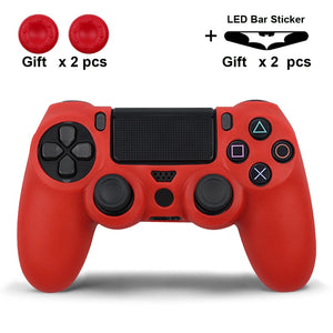 Soft Silicone Gel Rubber Case Cover For SONY Playstation 4 PS4 Controller Skin Protection Case For PS4 Pro Slim Gamepad Controle