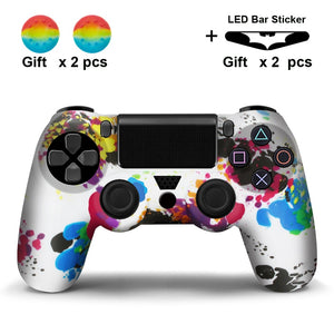 Soft Silicone Gel Rubber Case Cover For SONY Playstation 4 PS4 Controller Skin Protection Case For PS4 Pro Slim Gamepad Controle